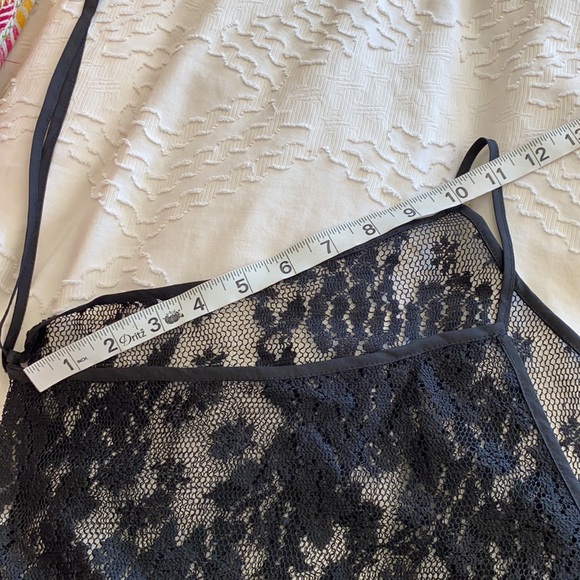 FAVLUX lace maxi sheer dress coverup tassels LARGE swim cover - Picture 13 of 13